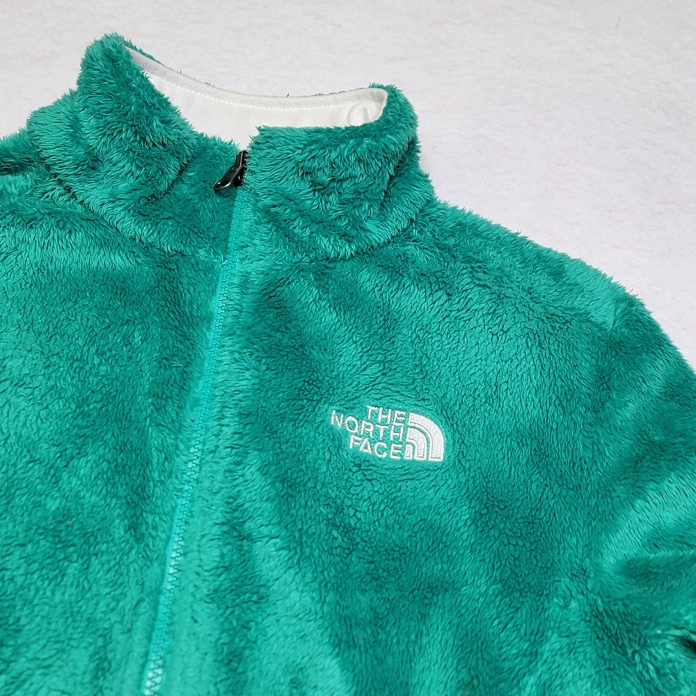 The North Face Osito Teddy Womens Jacket In Emerald‎ Sz Small
